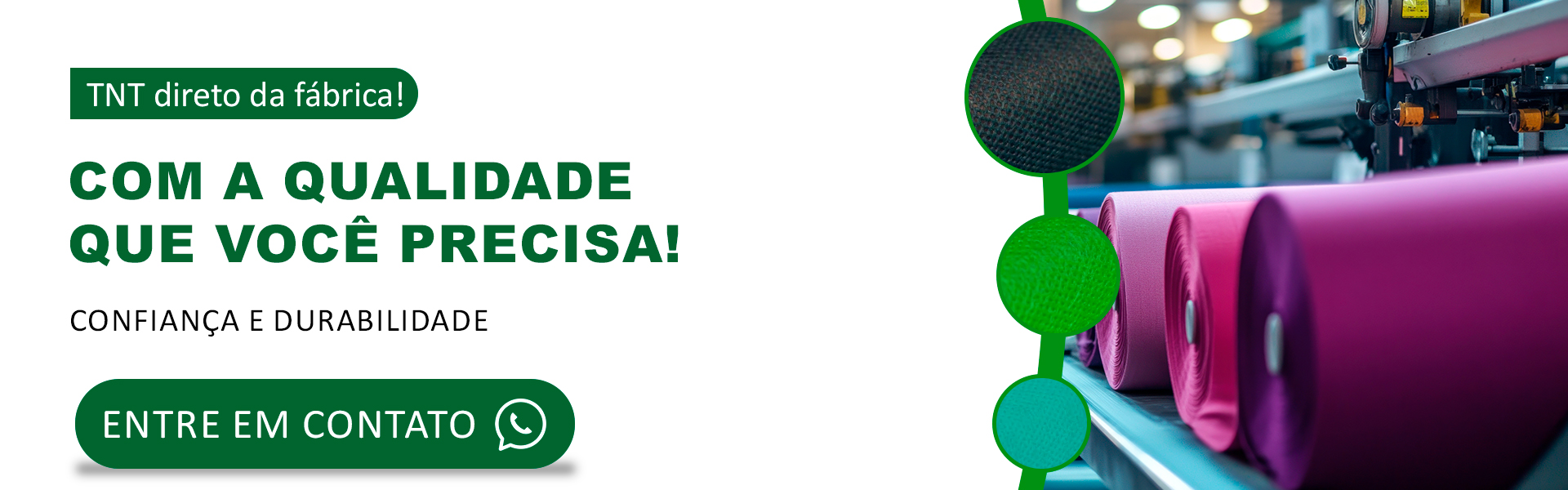 Banner Promocional: Fale Conosco no WhatsApp